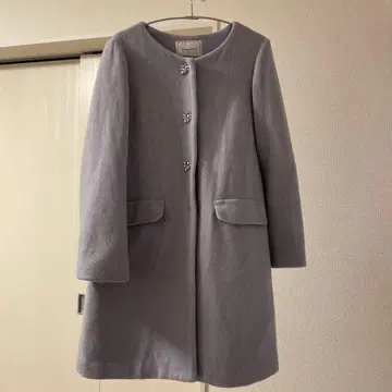 Couture brooch 색스 롱 코트 34 사이즈