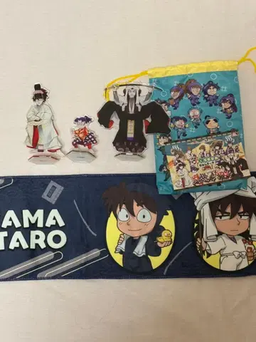 닌타마 란타로 극락탕 아크릴 스탠드와 기타 굿즈