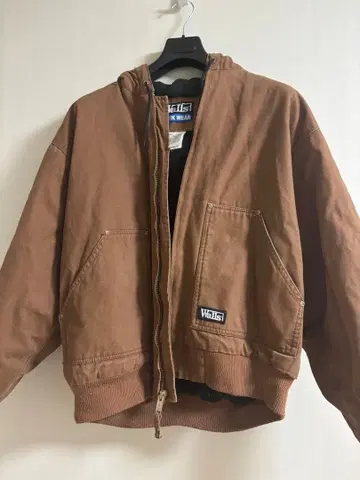 Walls 후드 부착 브라운 자켓 L