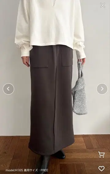 doux archives 속기모 스커트 다크 브라운 타이트 스커트