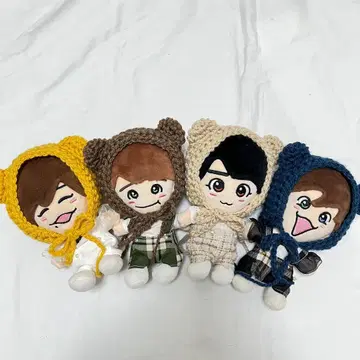 치비누이 의류 곰돌이 귀 보닛 나니와단시