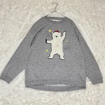 M355 [ 아프리카타로 ] 맨투맨 트레이닝복 빅 로고 크루넥 리브 소매