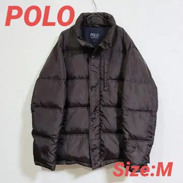 POLO 다운 자켓 다크 브라운 사이즈 M