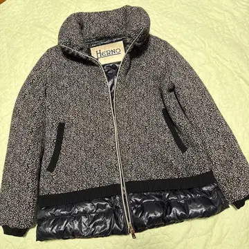 새상품급 헬레노 HERNO 레어 사이즈 울 44