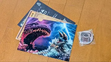 니지겐노모리 몬헌 고질라 콜라보 총 2점