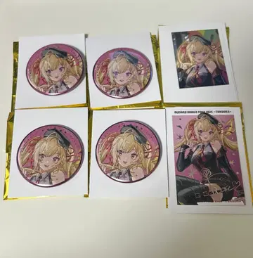 니지산지 SitR 후쿠오카 타카미야 리온 폴라로이드 캔뱃지