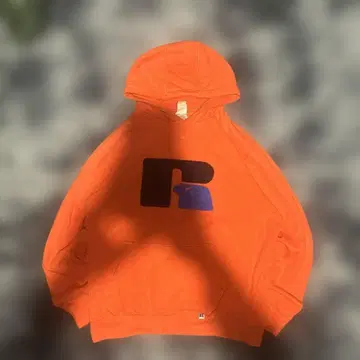 러셀 애슬레틱 오렌지 후드티 L-G