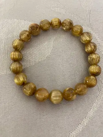 대형 세일 캣츠아이 루틸 팔찌