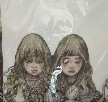 히구치 유코 A마쏘 웃기는 T셔츠 화이트 L 사이즈