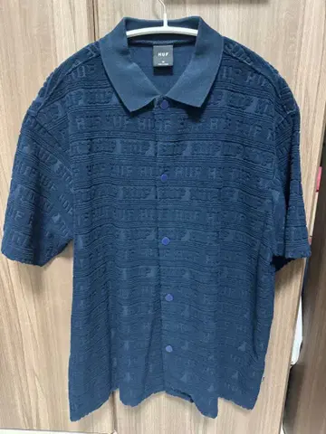 HUF 자카드 파일 셔츠 M 사이즈