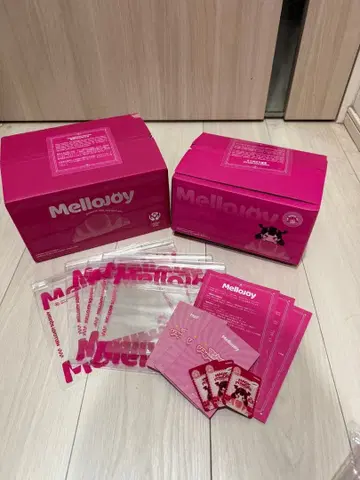 멜로조이 mellojoy 공식 종이상자 비리비리 포함