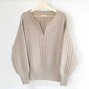 plage 2023AW 아란 숏 풀오버 플라주