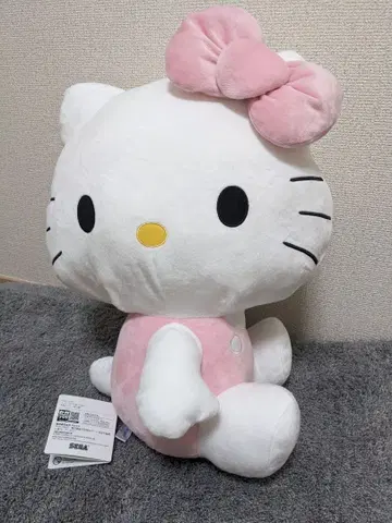 헬로키티 슈퍼 라지 봉제 인형 헤이세이 핑크
