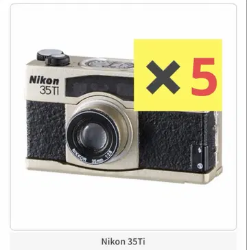 니콘 35Ti 5개 미니어처 카메라 컬렉션 2 니콘 가챠가챠
