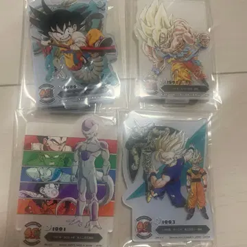 [미개봉 새상품] 제일복권 드래곤볼 40주년 제1탄 아크릴 4종 세트