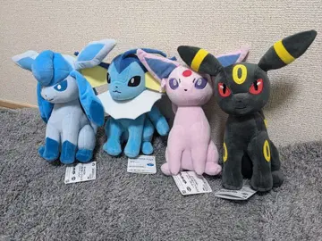 포켓몬스터 메챠모후쿠토 봉제 인형 이브이프렌즈 4세트