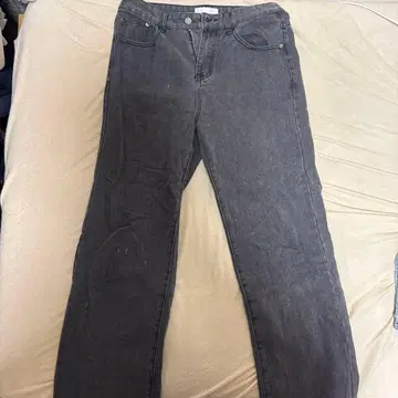 WEST BOY 그레이 스트레이트 데님