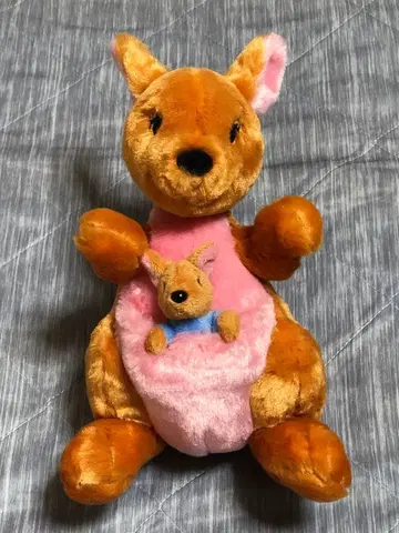 곰돌이 푸 도쿄 디즈니 리조트 봉제 인형 캥거와 루