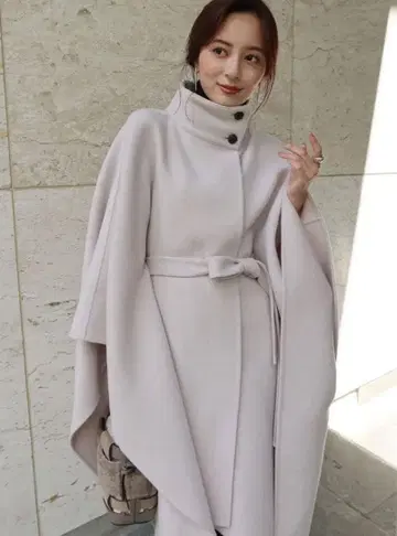 anuans 울 판초 코트