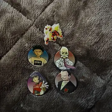 [레트로품] 포켓몬 짐 배지 시리즈 4점 덤 포함