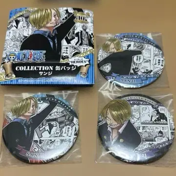 ONE PIECE 원피스 컬렉션 캔뱃지 HEROES 상디