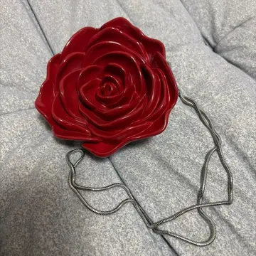 빨간 장미 숄더백 로즈백