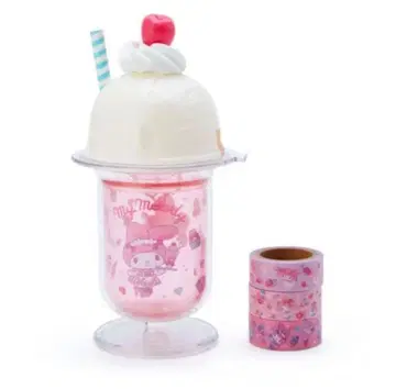 산리오 플로트풍 마이멜로디 마스킹 테이프 마스테 크림 소다