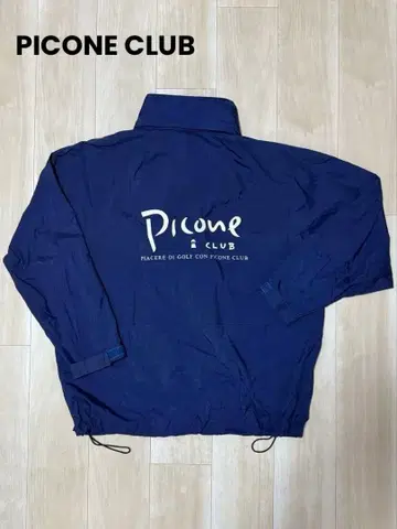 PICONE Club 후드 부착 윈드 브레이커 우비 네이비 4