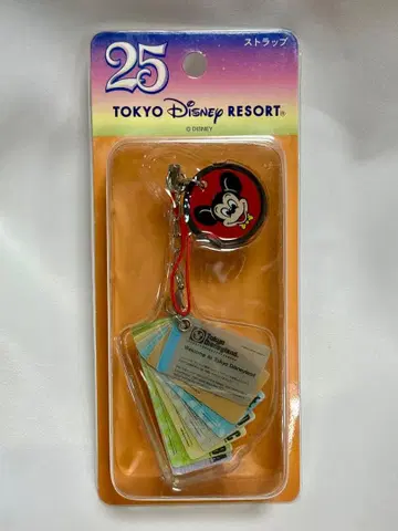 [ 미개봉 새상품 ] 도쿄 디즈니 리조트 25주년 빅10 스트랩