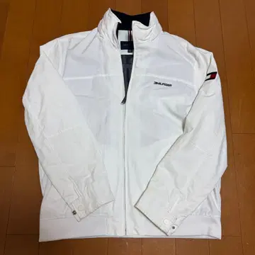 TOMMY HILFIGER 화이트 나일론 자켓