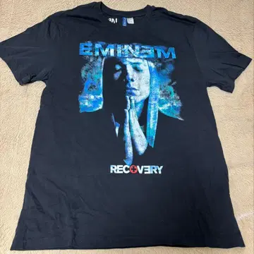 Eminem Recovery 티셔츠 M 사이즈 블랙