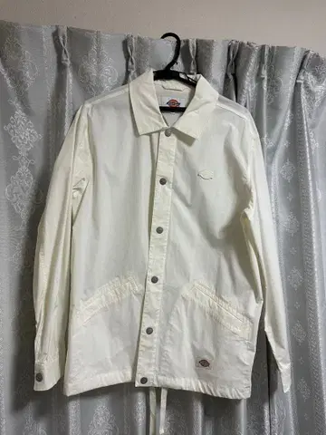 Dickies 셔츠 자켓 화이트