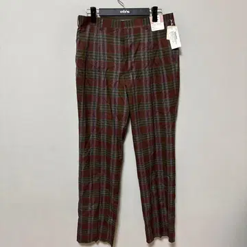 JOGGING RUCEK SPORTS 브라운 체크 울 팬츠