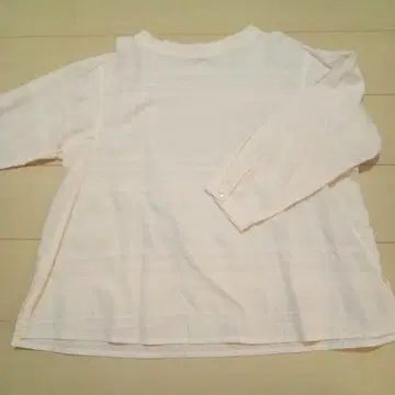 플랜테이션 프렌치 도비 스티치 라인 블라우스