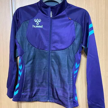 hummel 저리 상하의 세트 보라색 블랙