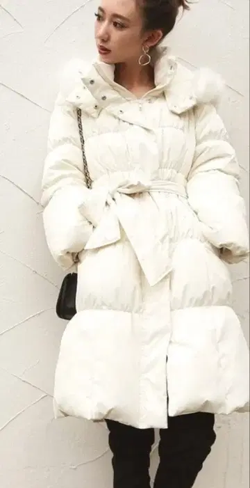 로얄 파티 롱 다운 코트