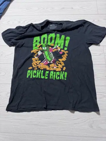 픽클 릭 T셔츠 XL 블랙