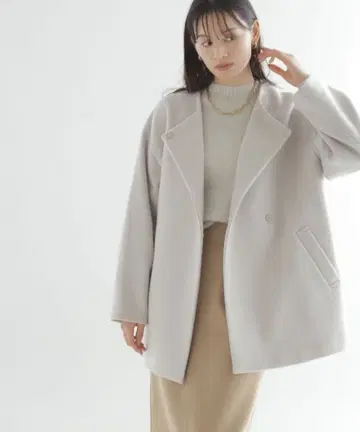 NATURAL BEAUTY BASIC 노카라 코트 오버 하프 코트