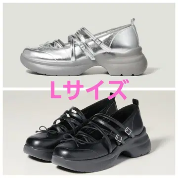 g.u. x rokh 메리제인 슈즈 2색 세트 L 사이즈