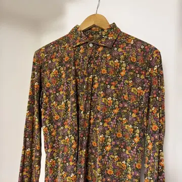 Bevilacqua 꽃무늬 코튼 긴팔 셔츠