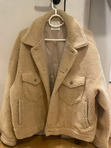 FREAK'S STORE 베이지 보아 자켓 M