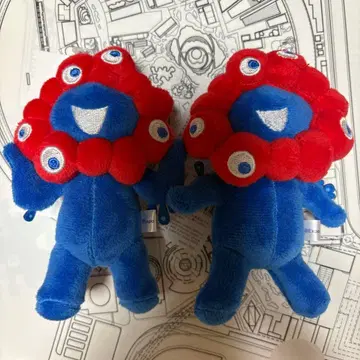 [ 새상품 ] 미야쿠미야쿠 공 체인 마스코트 A B 2개 세트