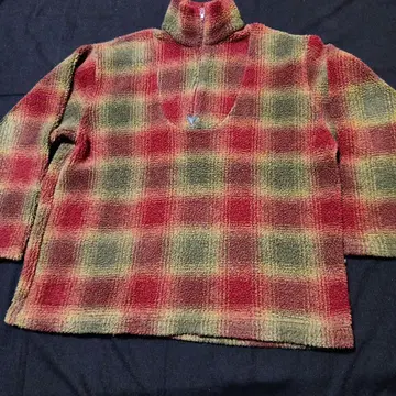 뛰어난 보온성! 와일드 원 플리스 자켓 체크 무늬, 핏이 정말 좋아요!