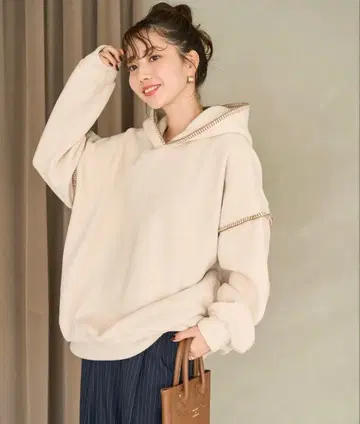 한정판 전개 담요 스티치 플리스 후드티