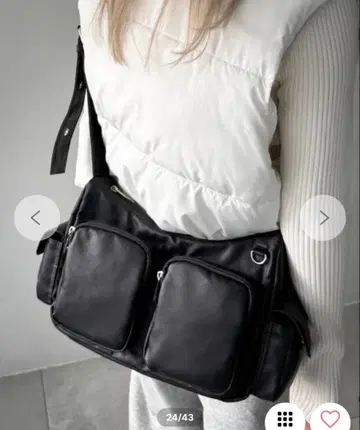 2way 링 숄더백 WEGO 위고 블랙