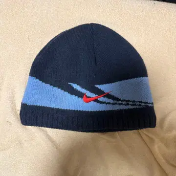 Nike 니트 모자 네이비/블루