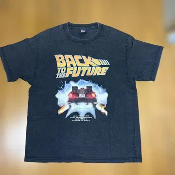 GU 백 투 더 퓨처 T셔츠 L사이즈 다크 그레이