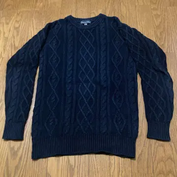 오리지널 블루스 아란 케이블 니트 S