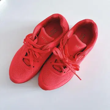 스케쳐스 SKECHERS 스니커즈 레드 운동화