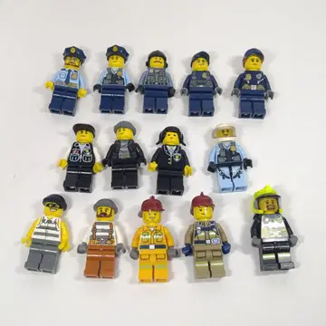 레고 미니 피규어 폴리스 시티 도둑 경찰 소방 묶음 판매 정품 부품